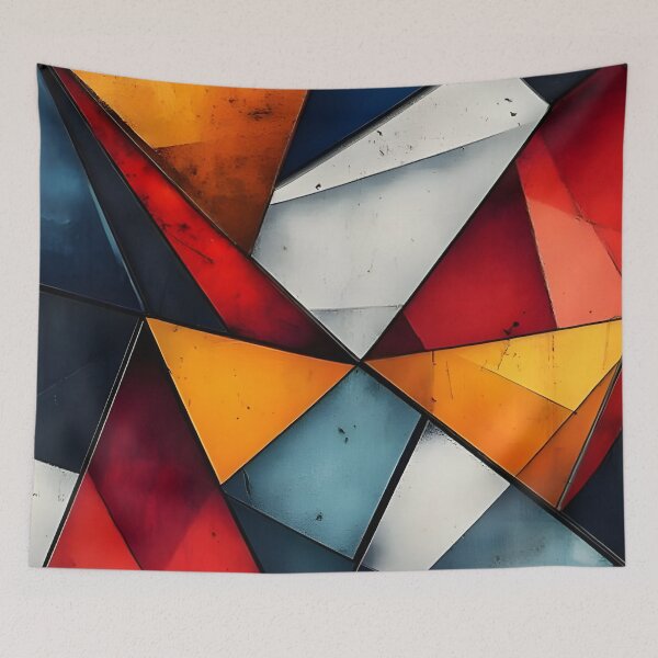 Item preview, Abstract 14 - Prismatic Geometric Fragments designed and sold by NikaNavi.