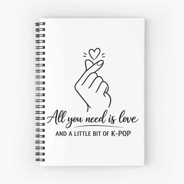 Item preview, K-Pop Finger Heart: Minimalist Line Art designed and sold by Pineapple-Tree.