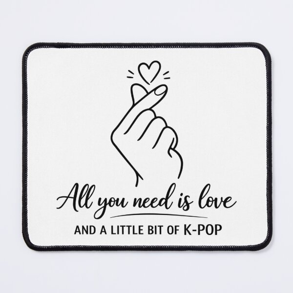 Item preview, K-Pop Finger Heart: Minimalist Line Art designed and sold by Pineapple-Tree.