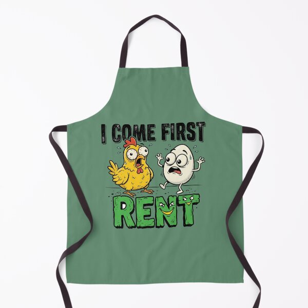 Item preview, Rent Comes First - Funny Chicken and Egg Paradox designed and sold by AbderraimArt.