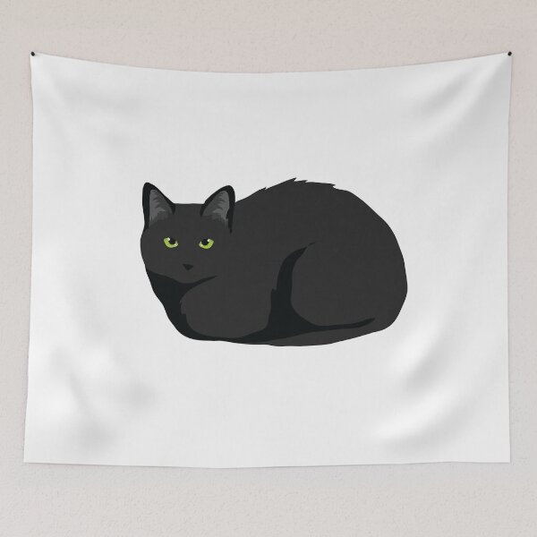 Item preview, Black kitteh Meme, Black kitteh Stickers designed and sold by Manga Anime 2023 ★★★★★.