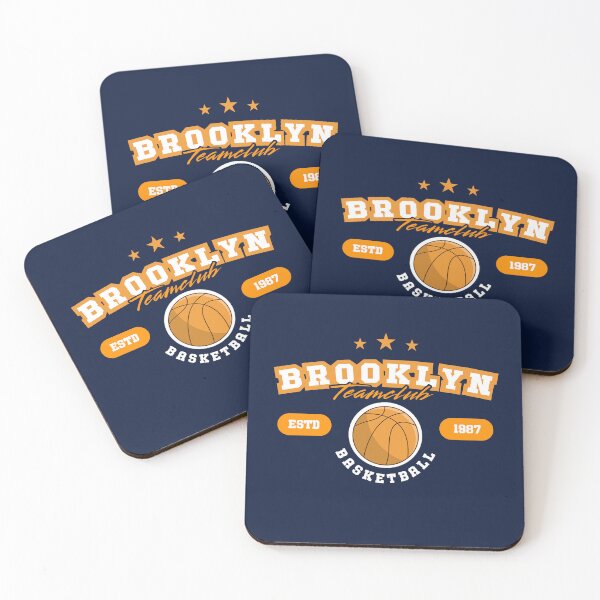 Item preview, Brooklyn Basketball Teamclub Retro Emblem T‑Shirt designed and sold by Novalineastudio.