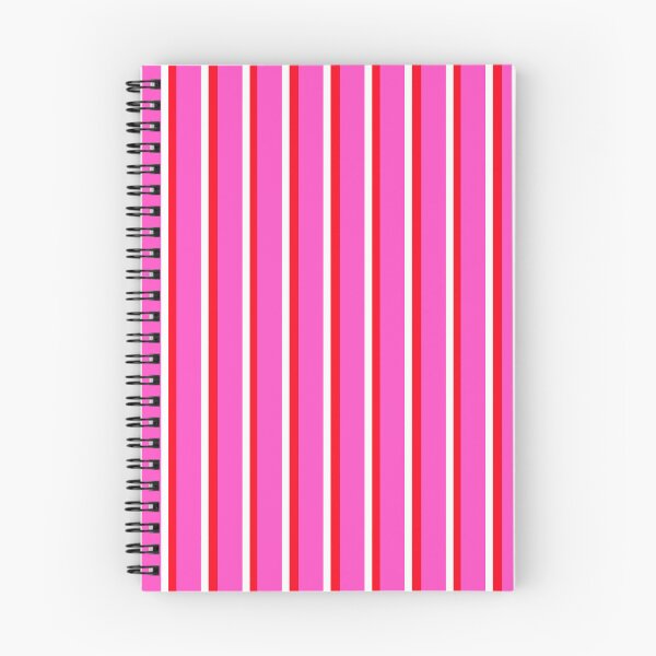 Item preview, Hot Pink with Red and White Stripes Pattern designed and sold by OneThreeSix.