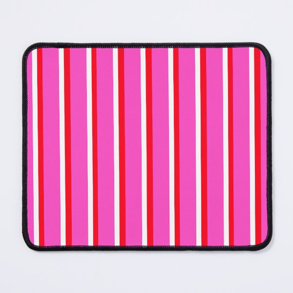 Item preview, Hot Pink with Red and White Stripes Pattern designed and sold by OneThreeSix.