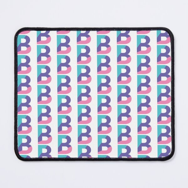 Item preview, Retro Color Block Letter B – Geometric Initial Monogram Design designed and sold by Fontaine Color Co..
