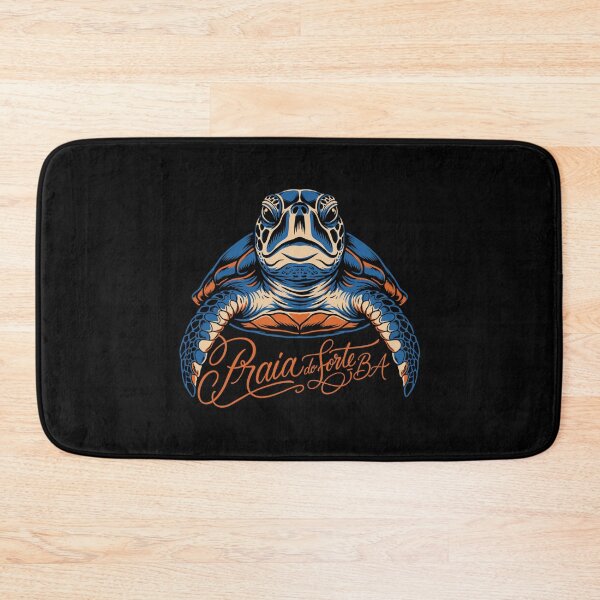 Item preview, Praia do Forte Bahia – Retro Sea Turtle Brazil Beach Design designed and sold by paulo silveira.