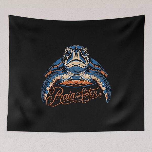 Item preview, Praia do Forte Bahia – Retro Sea Turtle Brazil Beach Design designed and sold by paulo silveira.