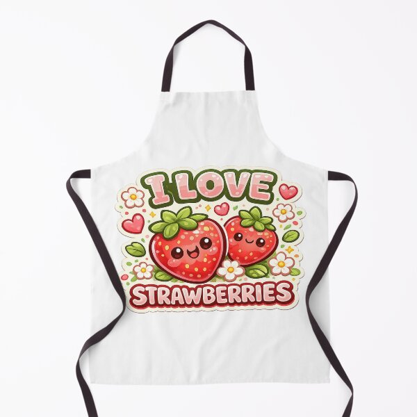Item preview, I Love Strawberries Cute Berry Lover Design designed and sold by Magmashup.