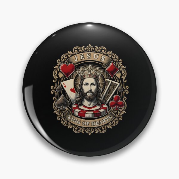Item preview, Jesus King of Hearts King of Kings Christian Religious designed and sold by Redgiant87x.