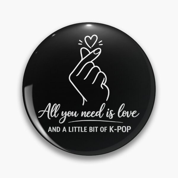 Item preview, K-Pop Finger Heart: Minimalist Line Art designed and sold by Pineapple-Tree.