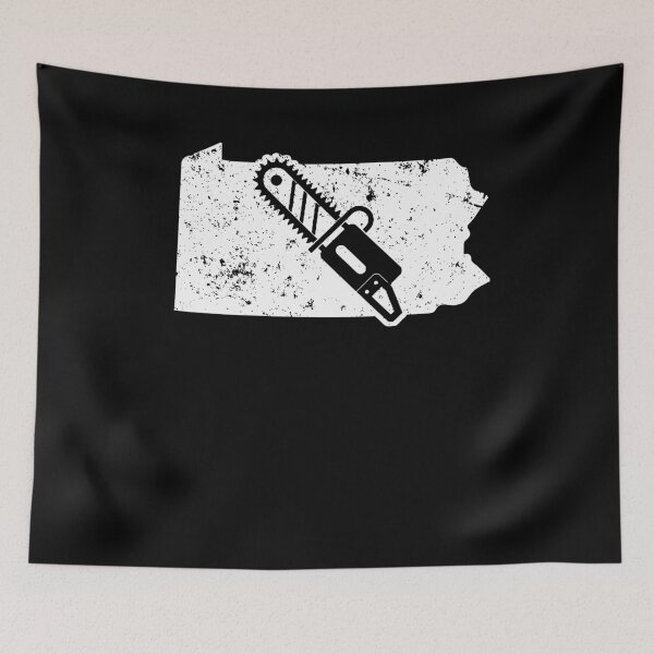 Item preview, Chainsaw T Shirt Pennsylvania Logger Shirt Lumberjack Shirt designed and sold by shoppzee.