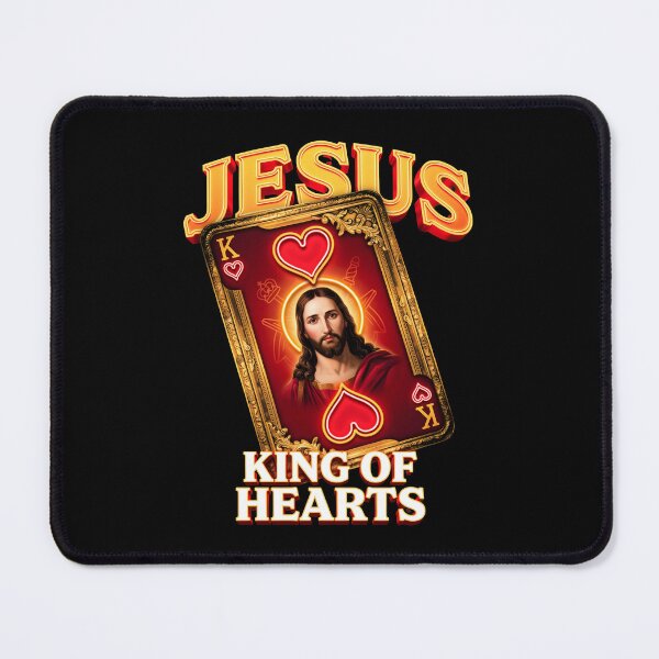 Item preview, Jesus King of Hearts Faith Filled Christian Design for Card Players designed and sold by Redgiant87x.