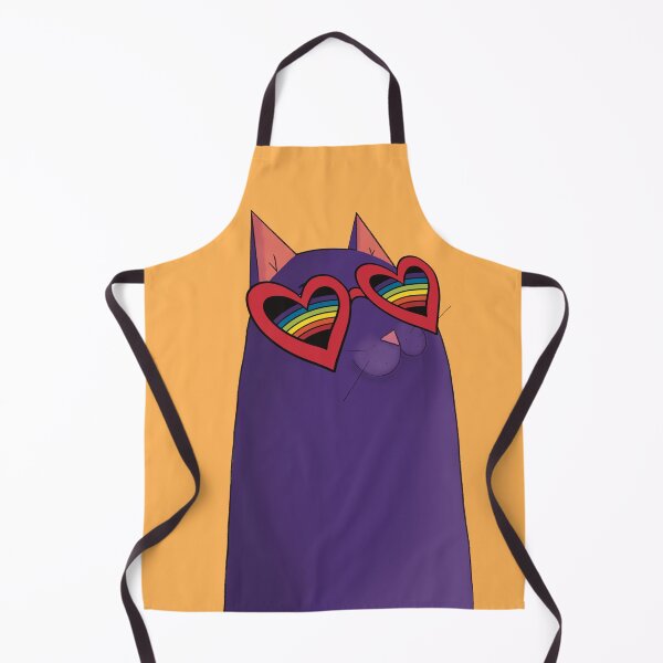 Item preview, Cute Cat with Rainbow Sunglasses | LGBTQ+ Pride Kitty designed and sold by Becky-Poppins.