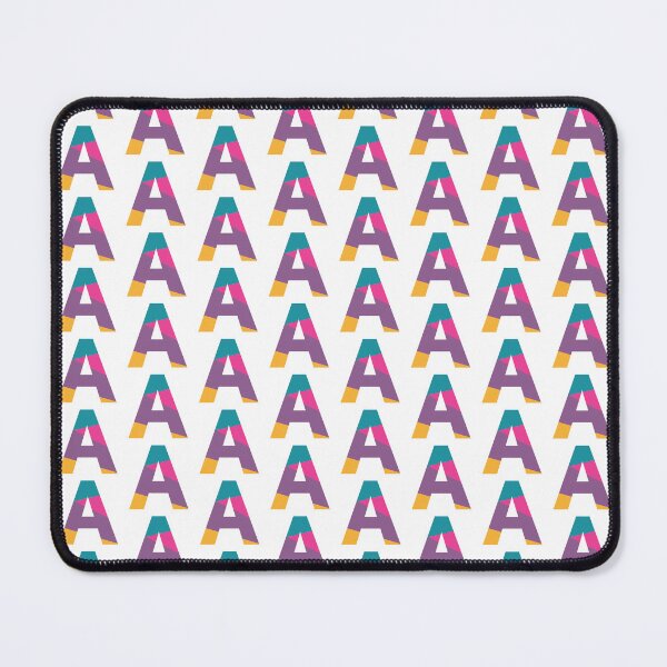 Item preview, Retro Color Block Letter A – Geometric Initial Monogram Design designed and sold by Fontaine Color Co..