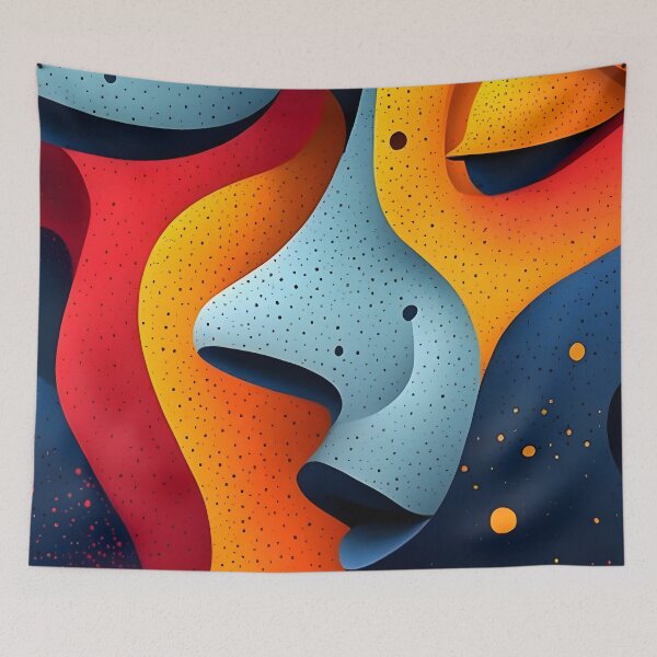 Item preview, Abstract 14 - Abstract Cosmic Faces designed and sold by NikaNavi.