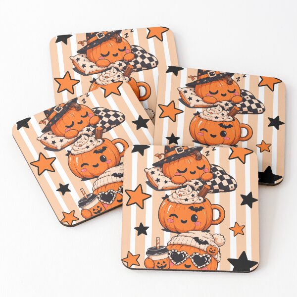 Item preview, Cozy Pumpkin Sticker, Cute Halloween Sticker designed and sold by TeeVerse27.