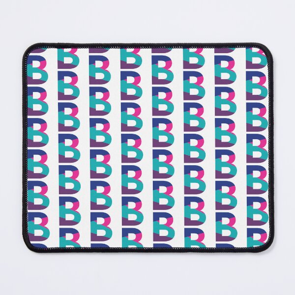 Item preview, Retro Color Block Letter B – Geometric Initial Monogram Design designed and sold by Fontaine Color Co..