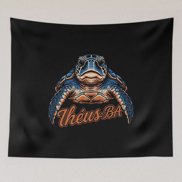 Item preview, Ilhéus Bahia – Retro Sea Turtle Brazil Coast Design designed and sold by paulo silveira.