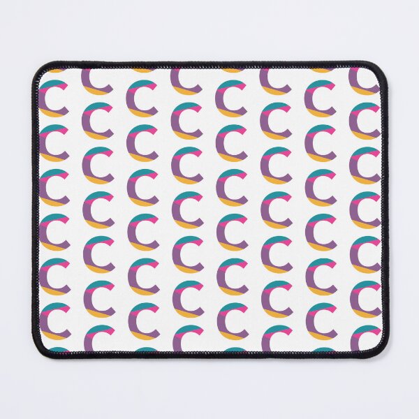 Item preview, Retro Color Block Letter C – Geometric Initial Monogram Design designed and sold by Fontaine Color Co..