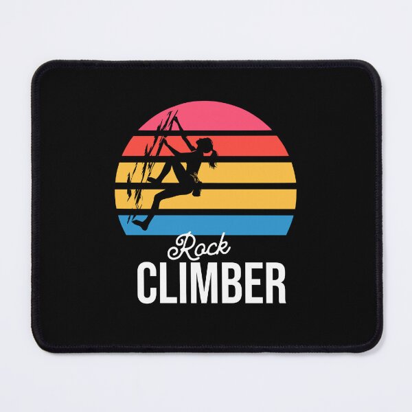 Item preview, Classic mountaineering logo for women and girls who boulder and rock climb. designed and sold by Bouldershop.