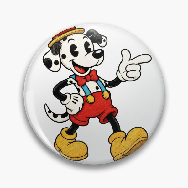 Item preview, Sticker - Decal - Retro Dalmatian Toon Delight designed and sold by ForeverPrintsOK.