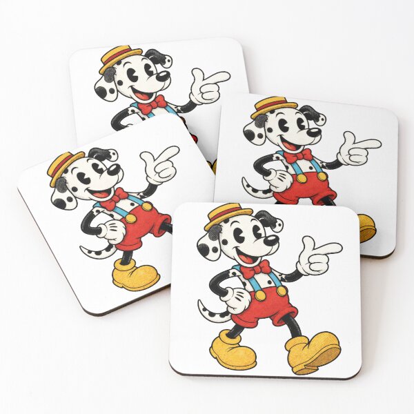 Item preview, Sticker - Decal - Retro Dalmatian Toon Delight designed and sold by ForeverPrintsOK.
