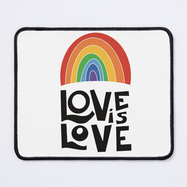 Item preview, Love Is Love Rainbow Typography | LGBTQ+ Pride designed and sold by Becky-Poppins.