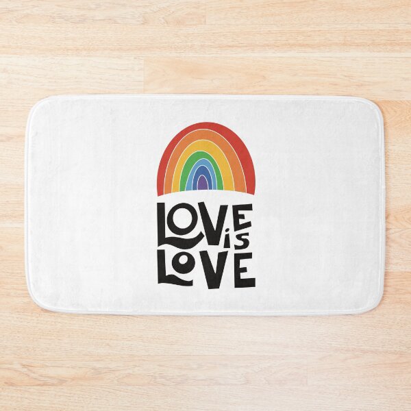 Item preview, Love Is Love Rainbow Typography | LGBTQ+ Pride designed and sold by Becky-Poppins.