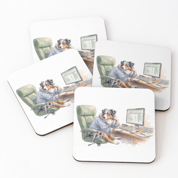 Item preview, Funny Australian Shepherd | The Over-Achiever’s WFH Burnout | Professional Gift designed and sold by CulturalCurios.