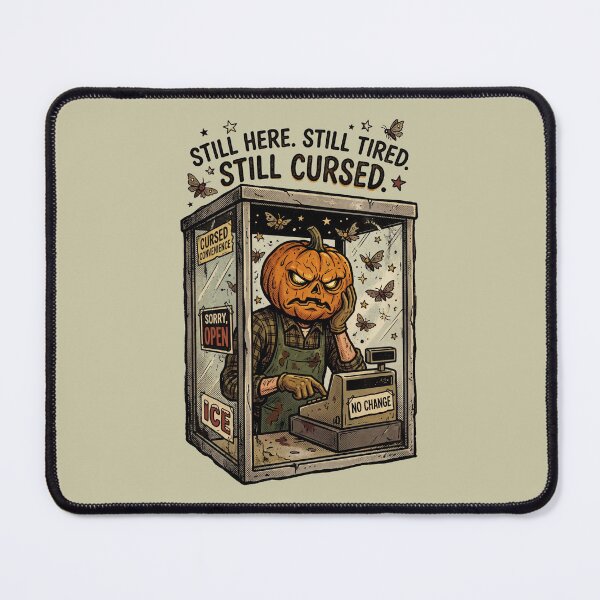 Item preview,  Grumpy Pumpkin Head Convenience Store Cashier designed and sold by Dream Capsules.