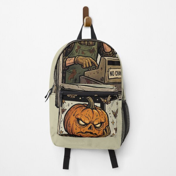 Item preview, Grumpy Pumpkin Head Convenience Store Cashier designed and sold by Dream Capsules.