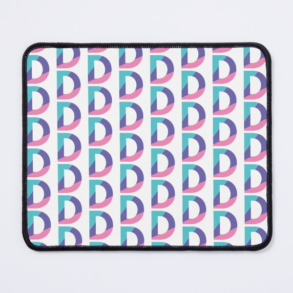 Item preview, Retro Color Block Letter D – Geometric Initial Monogram Design designed and sold by Fontaine Color Co..