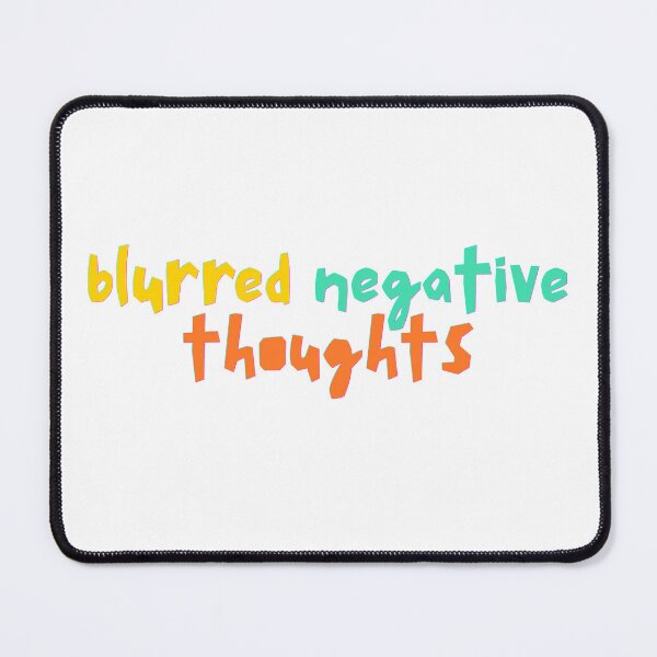 Item preview, Blurred negative thoughts designed and sold by ArtistTejal.