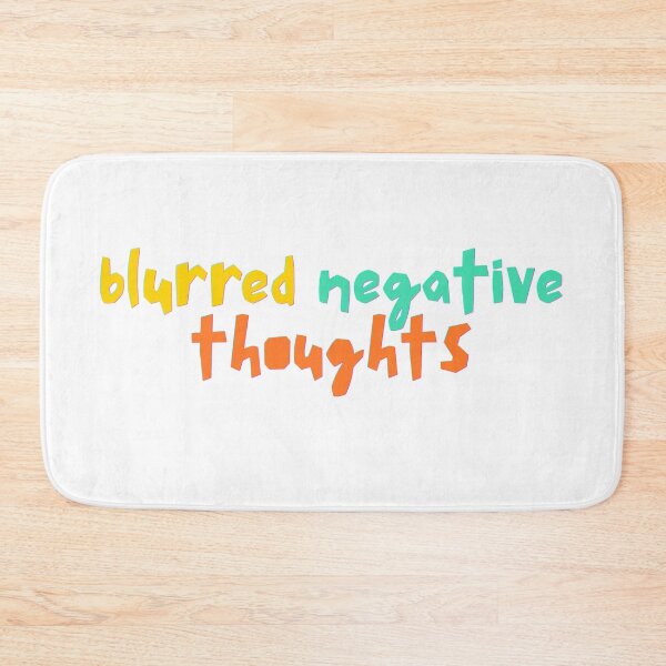 Item preview, Blurred negative thoughts designed and sold by ArtistTejal.