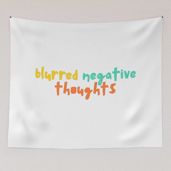 Item preview, Blurred negative thoughts designed and sold by ArtistTejal.
