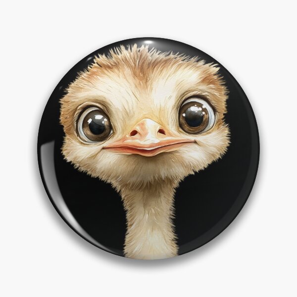 Item preview, Cute Fluffy Baby Ostrich Big Eyes designed and sold by Mr Lee.