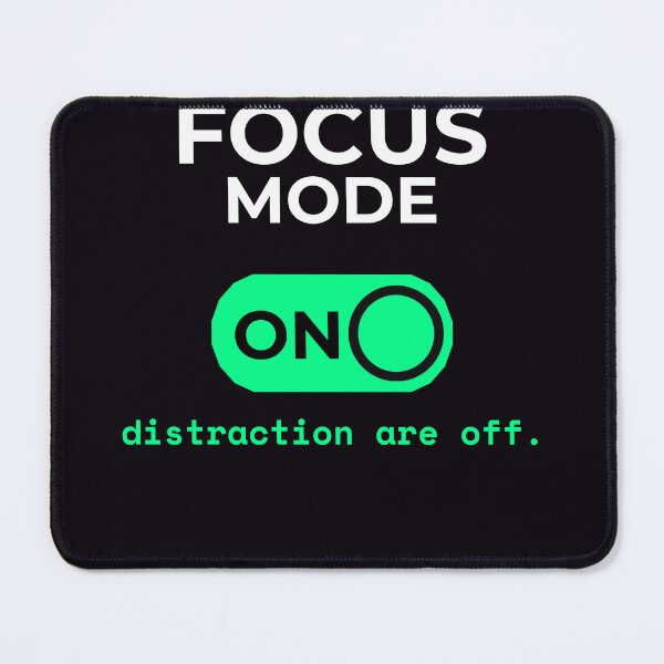 Item preview, FOCUS MODE ON – Minimal Productivity Motivation Design designed and sold by Luashvili.