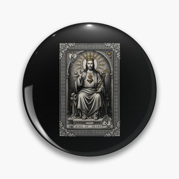 Item preview, Jesus King of Hearts Religious Faith Graphic for Christian Believers designed and sold by Redgiant87x.