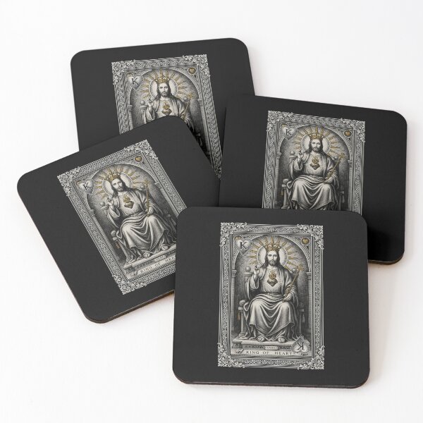 Item preview, Jesus King of Hearts Religious Faith Graphic for Christian Believers designed and sold by Redgiant87x.