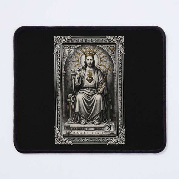 Item preview, Jesus King of Hearts Religious Faith Graphic for Christian Believers designed and sold by Redgiant87x.