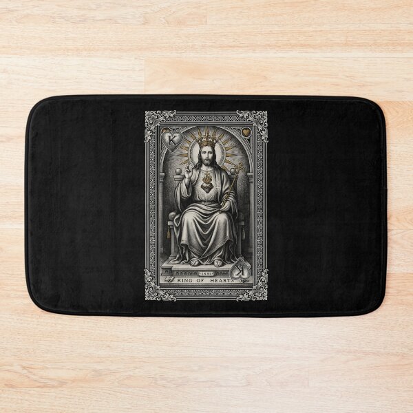 Item preview, Jesus King of Hearts Religious Faith Graphic for Christian Believers designed and sold by Redgiant87x.