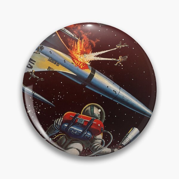Item preview, Vintage Startling Stories Cover – Classic Retro Sci‑Fi Explosion Scene designed and sold by Analog Aura .