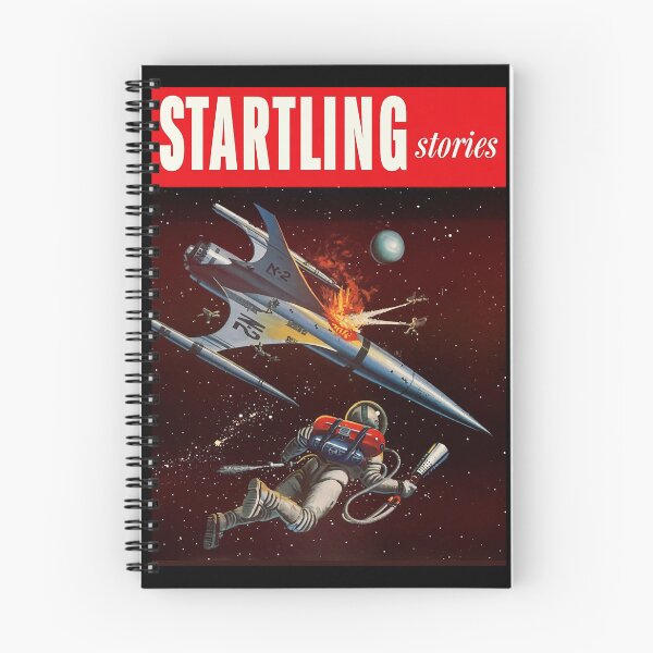 Item preview, Vintage Startling Stories Cover – Classic Retro Sci‑Fi Explosion Scene designed and sold by Analog Aura .