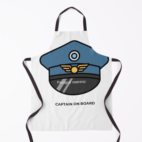 Item preview, Captain On Board - Pilot Captain Hat Aviation Design designed and sold by onubi.