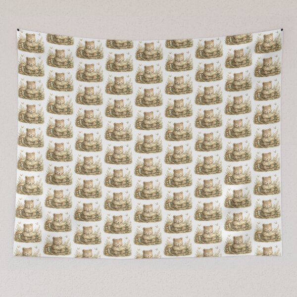 Item preview, Cute Reading Bear – Woodland Book Lover Art designed and sold by Clothes With Smiling Animals Walt Gral.