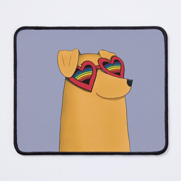 Item preview, Cute Dog with Rainbow Sunglasses | LGBTQ+ Pride designed and sold by Becky-Poppins.