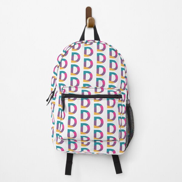 Item preview, Retro Color Block Letter D – Geometric Initial Monogram Design designed and sold by Fontaine Color Co..