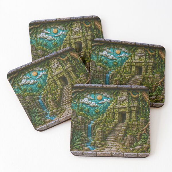 Item preview, The Hidden Ruins | Jungle Temple Adventure Art designed and sold by IGLCreative.