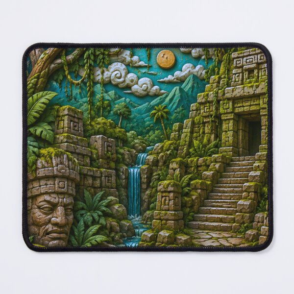 Item preview, The Hidden Ruins | Jungle Temple Adventure Art designed and sold by IGLCreative.