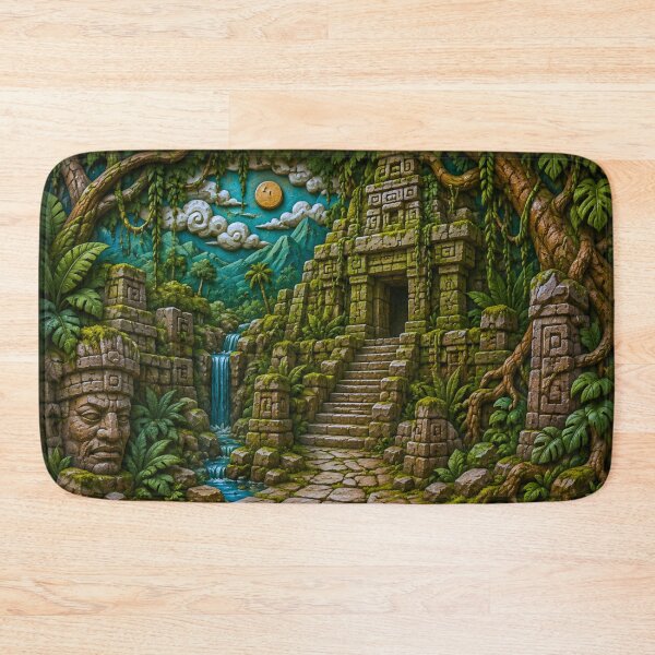Item preview, The Hidden Ruins | Jungle Temple Adventure Art designed and sold by IGLCreative.